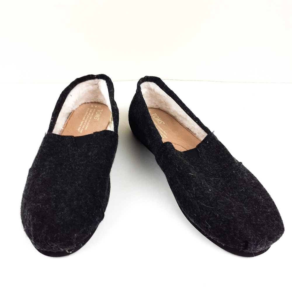 Toms Slip On Flat Slides Shoes Sz 8.5